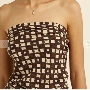 Dissh Emmy Mahogany Scarf Top